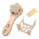 【送料無料】山羊毛の洗顔ブラシ/洗顔用品 【日本製】 さくら型 スタンド付き アートブラシ社
