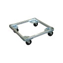 【送料無料】オーエム機器 ドーリーDLF型 縦400〜500×横650〜750×φ75mm DLF-7547 1台 完成品