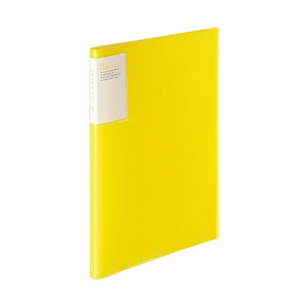 【送料無料】（まとめ）コクヨ クリヤーブック（キャリーオール）固定式・背ポケット A4タテ 20ポケッ..