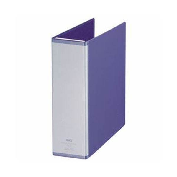 【送料無料】（まとめ）ライオン事務器 マガジンファイルワイヤ式 A4タテ とじ厚70mm ワイヤ16本付 ブルー MF-73WC 1冊【×10セット】