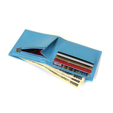 FRUH（フリュー） 日本製 極薄 2つ折り スマートウォレット GL012L-SAX サックス ファッション 財布・キーケース・カードケース 財布 その他の財布 レビュー投稿で次回使える2000円クーポン全員にプレゼント