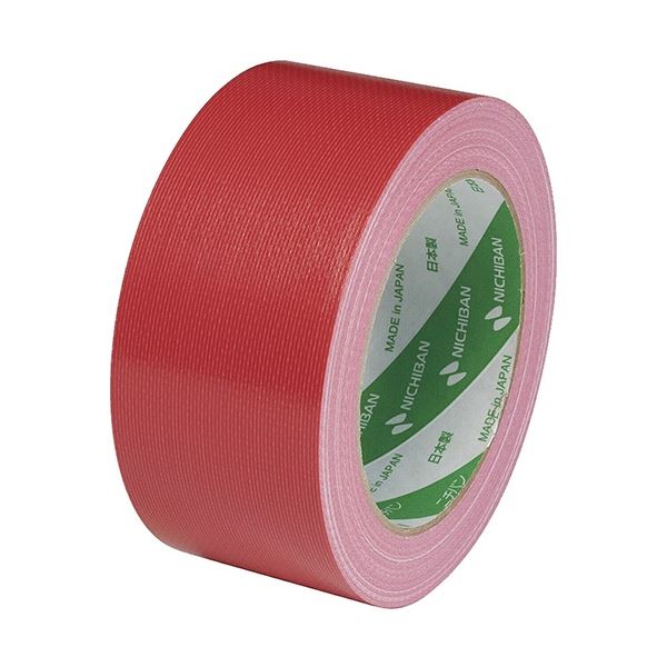 【送料無料】(まとめ) ニチバン 布粘着テープ No.121 中軽量物封かん用 50mm×25m 赤 1211-50 1巻 【×20セット】