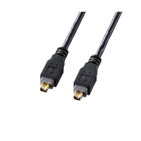 【送料無料】サンワサプライ IEEE1394ケーブル KE-13DV-1BK