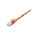 (まとめ)エレコムCat5e対応ツメ折れ防止LANケーブル オレンジ 1m LD-CTT/DR1/RS 1本【×20セット】