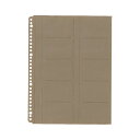 【送料無料】(まとめ) キングジム 名刺ホルダー 台紙35・39・39W用 A4タテ 2・4・30穴 20ポケット/枚 39D 1パック(10枚) 【×20セッ...