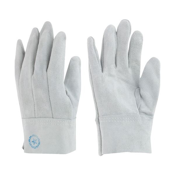 【送料無料】(まとめ) 東和コーポレーション 牛床革 M -A(内縫い) グレー 451 1双 【×3セット】