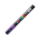 【送料無料】(まとめ) 三菱鉛筆 水性マーカー ポスカ 細字丸芯 紫 PC3M.12 1本 【×50セット】