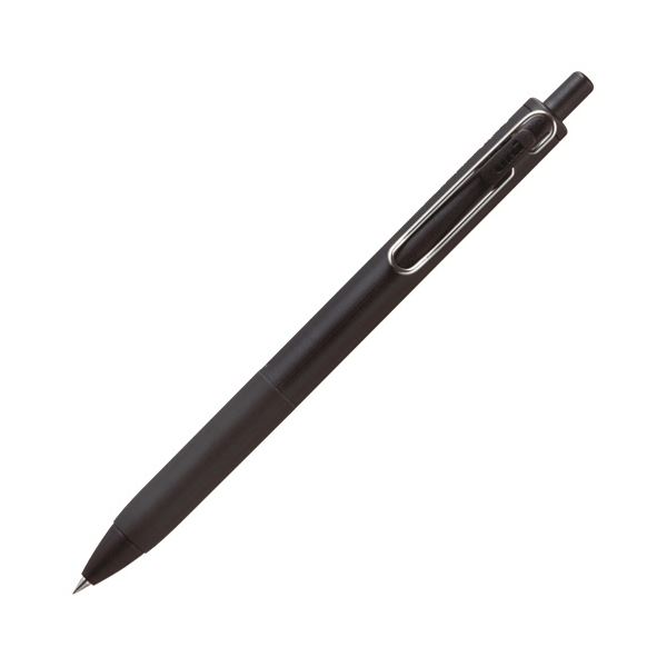 【送料無料】（まとめ）三菱鉛筆 ゲルインクボールペン ユニボール ワン 0.38mm 黒 （軸色：黒） UMNS38BK.24 1セット（10本） 【×5セット】 生活用品・インテリア・雑貨 文具・オフィス用品 ペン・万年筆 レビュー投稿で次回使える2000円クーポン全員にプレゼント