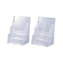 【送料無料】(まとめ) セキセイ カタログスタンド A4 縦3段 外寸W241×H321×D203mm CSD-2773 1個 【×30セット】