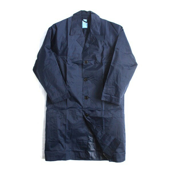 【送料無料】フランス軍 放出 レインコート 104 XLサイズ相当 ネイビー 薄手 軽量 裏PUコーティング 未..