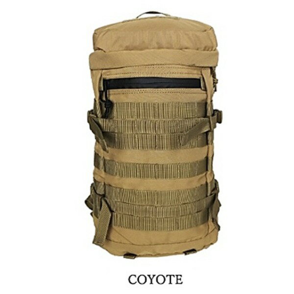 【送料無料】リュック バックパック コヨーテ 背面ウレタン メッシュ 裏防水加工布仕様 ミリタリー調 ラックサック リュックサック カバン
