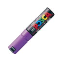 【送料無料】(まとめ) 三菱鉛筆 水性マーカー ポスカ 太字角芯 紫 PC8K.12 1本 【×30セット】(3)