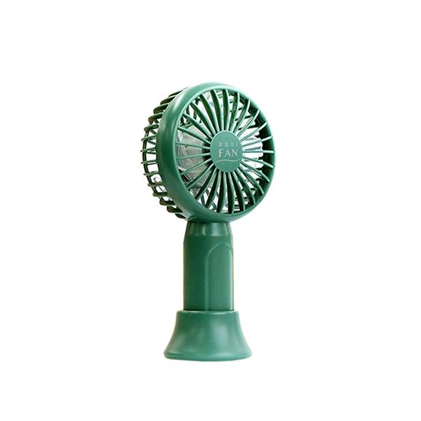 【送料無料】abbi Fan mini 超小型ポータブル扇風機 Dark Green AB18620 AV・デジモノ パソコン・周辺機器 ミニ扇風機 レビュー投稿で次回使える2000円クーポン全員にプレゼント