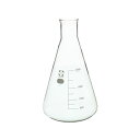 【送料無料】三角フラスコ 目安目盛付 2L 【010530-2000】