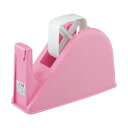 【送料無料】コクヨ テープカッターW77×D175×H103mm ピンク T-M15P 1セット(10台)(4)