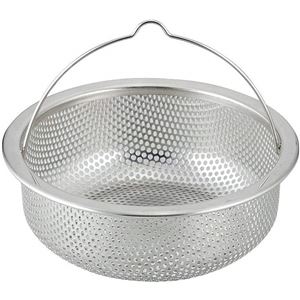 【送料無料】〔80個セット〕 排水口 ストレーナー ゴミ受け 約幅13.5cm 浅型 ステンレス 頑丈 水切れ抜群 SUIグート キッチン シンク 流し台