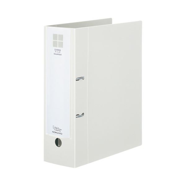 【送料無料】(まとめ) コクヨ Dリングファイル(スムーススタイル) A4タテ 700枚収容 背幅95mm オフホワイト フ-UDS470W 1冊 【×5セット】