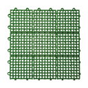 【送料無料】(まとめ) TRUSCO 抗菌・防炎ジョイントスノコ 300×300mm グリーン TJSD30-GN 1枚 【×10セット】