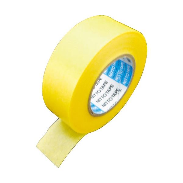 【送料無料】(まとめ) 日東電工 和紙マスキングテープ No.7239 18mm×18m 黄 7239-18 1パック(7巻) 【×5セット】