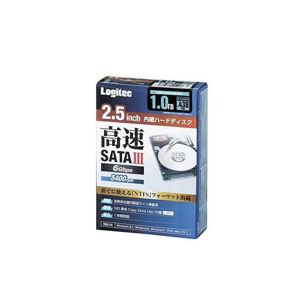 【送料無料】エレコム 2.5インチ内蔵HDD/1TB/SATA LHD-N1000SAK2 AV・デジモノ パソコン・周辺機器 HDD レビュー投稿で次回使える2000円クーポン全員にプレゼント