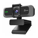 【送料無料】j5 Create 4K2倍デジタルズーム Webカメラ ブラック JVU430 1台