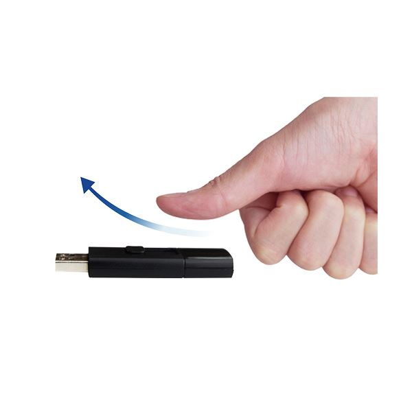 シリコンパワー USB3.0スライド式フラッシュメモリ 128GB ブラック SP128GBUF3B05V1K 1個