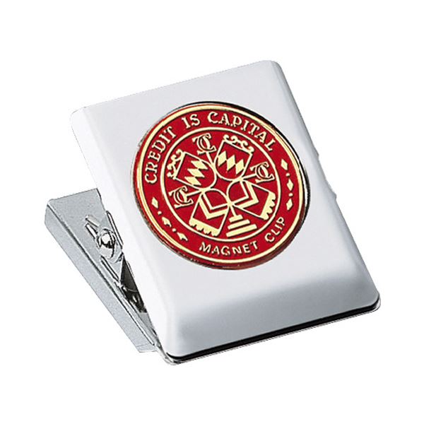 【送料無料】コクヨ マグネットクリップ 中口幅36mm 赤 クリ-64NR 1セット（10個）