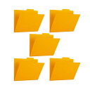 【送料無料】(まとめ)プラス PP個別フォルダー+ A4イエロー FL-161IF 1パック(5冊)【×3セット】