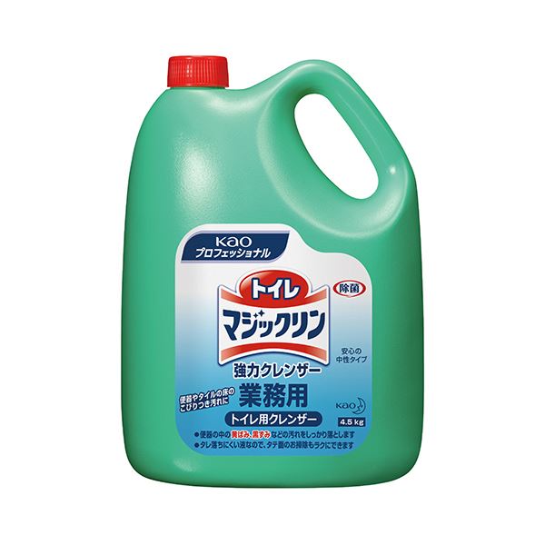 【送料無料】(まとめ) 花王 トイレマジックリン 強力クレンザー 業務用 4.5kg 1本 【×10セット】 生活用品・インテリア・雑貨 トイレ用品 トイレ掃除用品 レビュー投稿で次回使える2000円クーポン全員にプレゼント