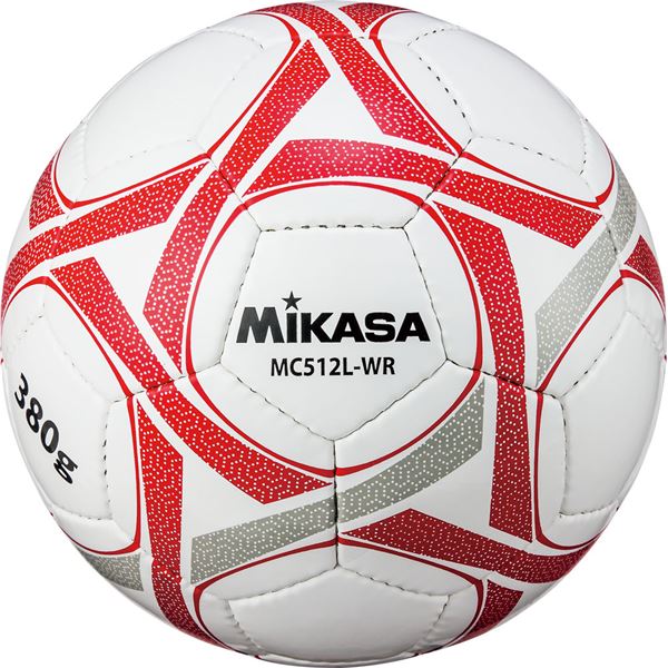 【送料無料】MIKASA（ミカサ）サッカーボール軽量5号球 一般用・シニア（60歳以上）向き ホワイトレッド【MC512LWR】 スポーツ・レジャー スポーツ用品・スポーツウェア サッカー用品 その他のサッカー用品 レビュー投稿で次回使える2000円クーポン全員にプレゼント