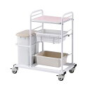 【送料無料】アズワン スリムオムツ交換車 790×450×930mm TL-01 1台