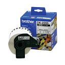 【送料無料】(まとめ) ブラザー DKテープ 長尺紙テープ(大)62mm×30.48m 白/黒文字 DK-2205 1個 【×10セット】