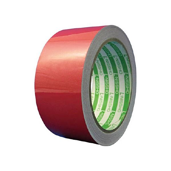 (まとめ) ニットウ エル日昌 再帰反射テープ 45mm×10m 赤 HT-45R 1巻 【×3セット】