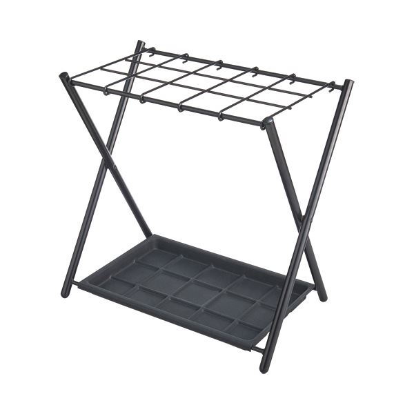 【送料無料】ナカバヤシ 傘立て ミドルタイプ 15本用 ブラック ASD-S15-BK 1台