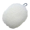 【送料無料】〔240個セット〕 ボディスポンジ お風呂グッズ 約幅10×奥行12.5×高さ5cm ホワイト ヘチマ風 浴室 風呂 バスルーム