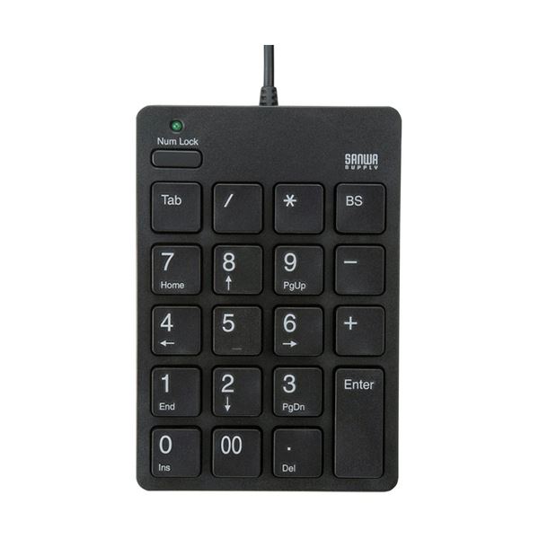 【送料無料】(まとめ) サンワサプライ USBテンキー ブラックNT-18UBK 1個 【×10セット】