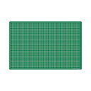 【送料無料】(まとめ) ライオン事務器 カッティングマット再生オレフィン製 両面使用 450×300×3mm グリーン CM-45S 1枚 【×3セット】