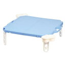 【送料無料】【8個セット】 アウトドア用 折りたたみテーブル 【ブルー】 幅63cm 耐荷重4kg 日本製 『パール金属 ピクジェネ』