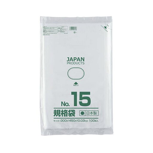 (まとめ) クラフトマン 規格袋 15号ヨコ300×タテ450×厚み0.03mm HKT-T015 1パック(100枚) 【×30セット】 (まとめ) クラフトマン 規格袋 15号ヨコ300×タテ450×厚み0.03mm HKT-T015 1パック(100枚) 【×30セット】