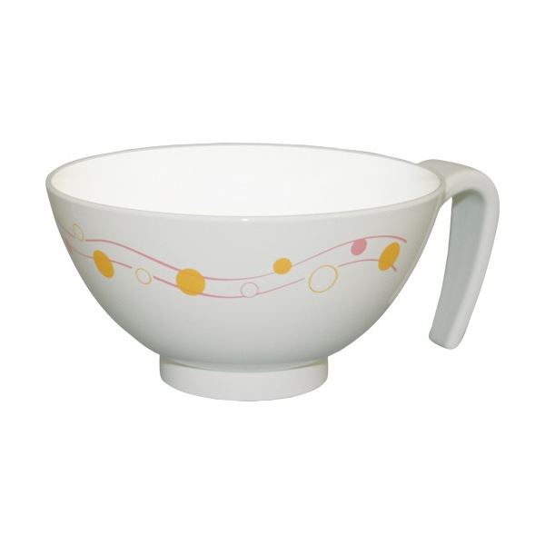 【送料無料】(まとめ) 台和 取っ手付き飯碗 みず玉 HS-N43 1個 【×5セット】