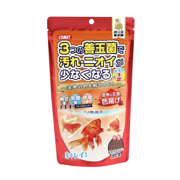 【送料無料】（まとめ） コメット 金魚の主食 納豆菌 色揚げ 小粒 200g （ペット用品） 【×10セット】【代引不可】 ホビー・エトセトラ ペット その他のペット レビュー投稿で次回使える2000円クーポン全員にプレゼント