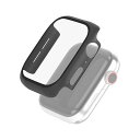 エレコム アップルウォッチ Apple Watch ケース フルカバー SE 6 5 4 (44mm) ガラス ポリカーボネート ブラック AW-44CSPCG...