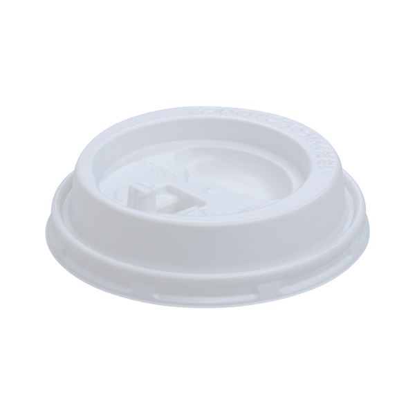 【送料無料】(まとめ) サンナップ エンボスカップ 260ml用フタ リフトアップ型 50個入 白 【×10セット】
