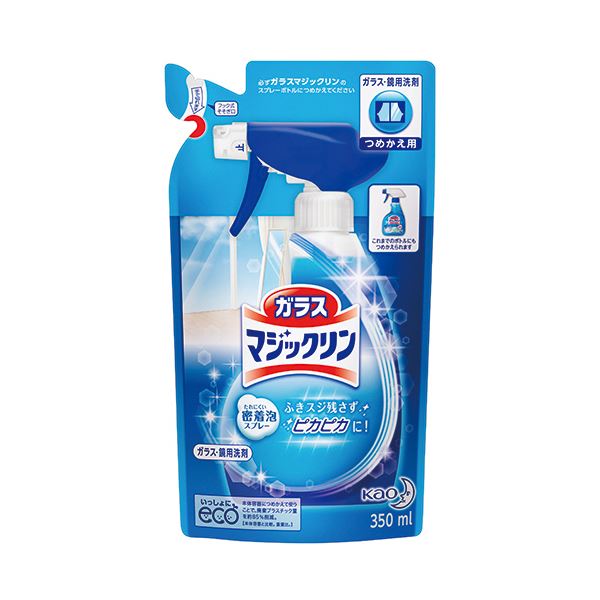 【送料無料】(まとめ) 花王 ガラスマジックリン つめかえ用 350ml 1個 【×30セット】 生活用品・インテリア・雑貨 その他の生活雑貨 レビュー投稿で次回使える2000円クーポン全員にプレゼント