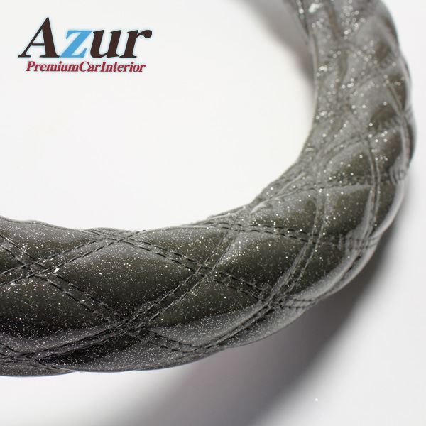 【送料無料】Azur ハンドルカバー ハイエース ステアリングカバー ラメシルバー M（外径約38-39cm） XS55H24A-M 生活用品・インテリア・雑貨 カー用品 ハンドルパーツ その他のハンドルパーツ レビュー投稿で次回使える2000円クーポン全員にプレゼント