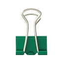 【送料無料】(まとめ) TANOSEE ダブルクリップ 小 口幅19mm グリーン 1箱(10個) 【×100セット】