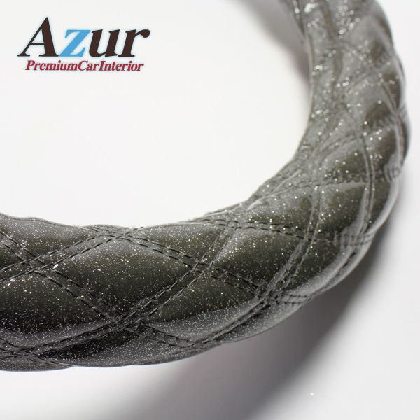 【送料無料】Azur ハンドルカバー セレナ ステアリングカバー ラメシルバー M（外径約38-39cm） XS55H24A-M