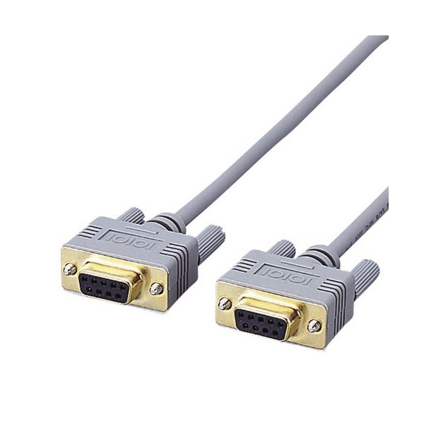【送料無料】(まとめ)エレコムRS-232Cケーブル(リバース) D-Sub9pinメス 1.5m C232R-915 1本【×3セット】