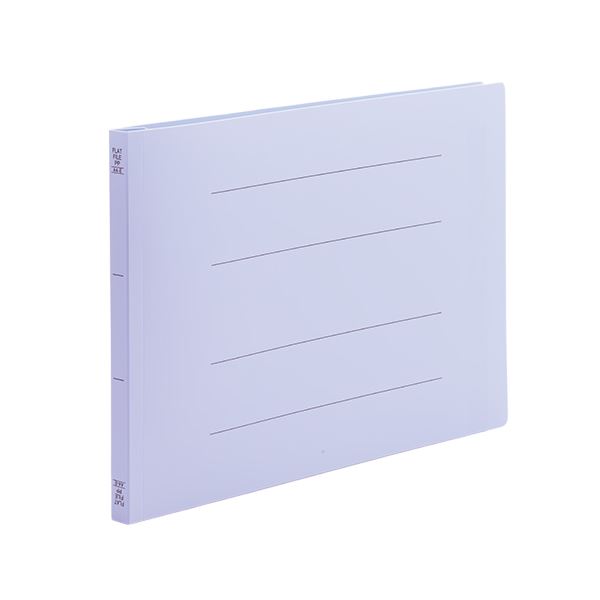 【送料無料】（まとめ） ビュートンジャパン PPフラットファイル A4ヨコ型 背幅18mm ブルー 【×30セット】