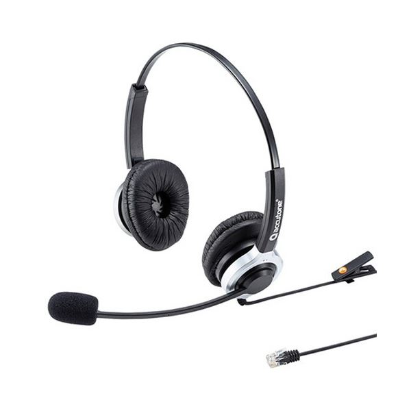 【送料無料】サンワサプライ 電話用ヘッドセット(両耳タイプ) MM-HSRJ01 1個